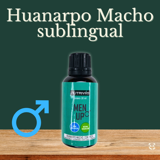 Men Up | Huanarpo Macho sublingual para Vitalidad masculina Nutrivás