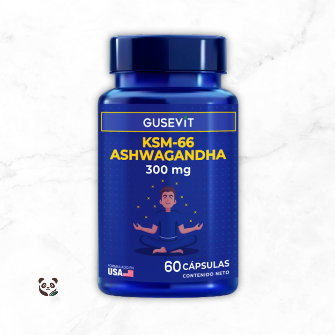 KSM-66 Ashwagandha 300mg | Enfoque y calma natural Gusevit