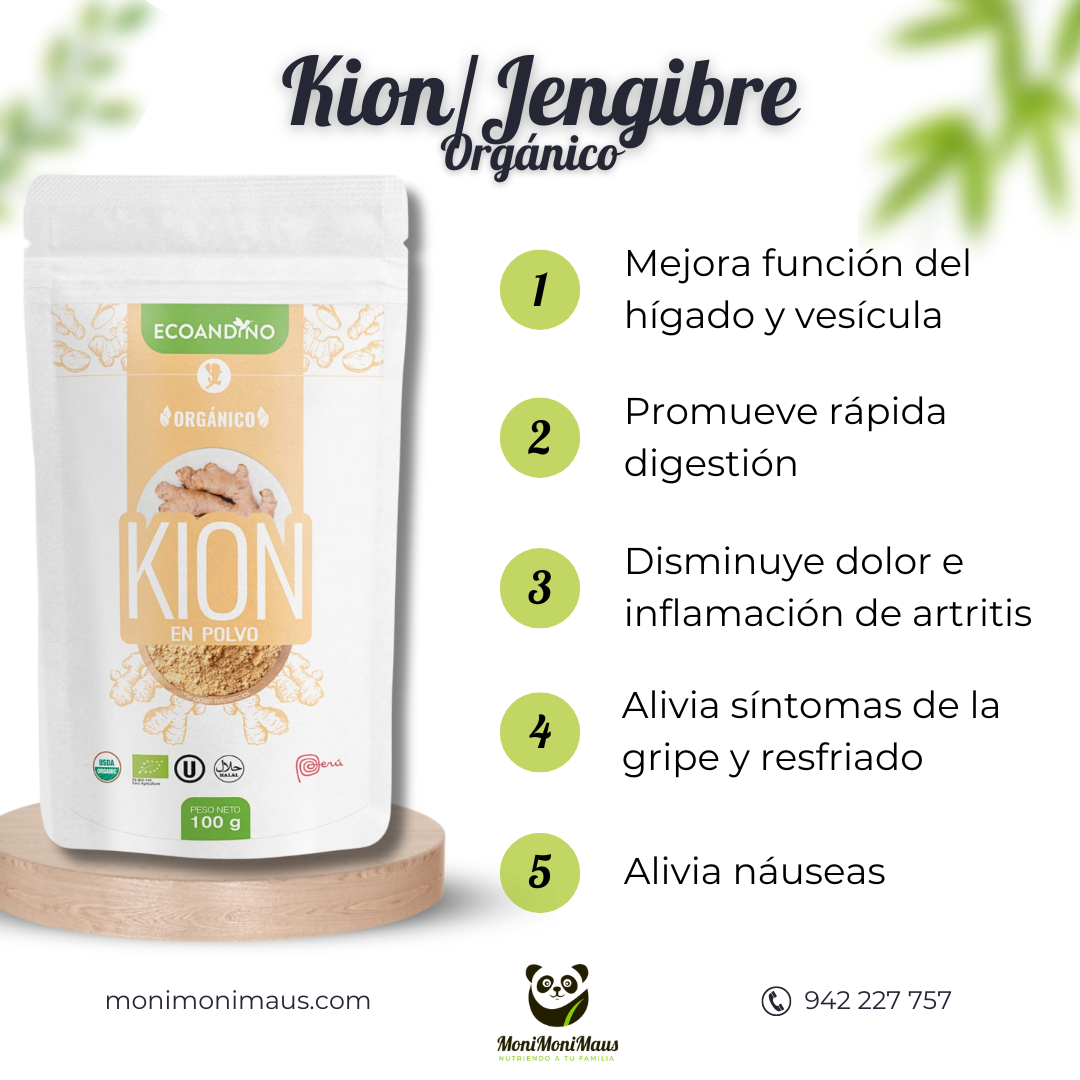 Kión / Jengibre orgánico Ecoandino