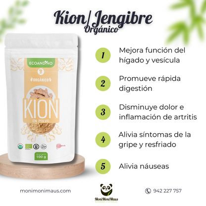 Kión / Jengibre orgánico Ecoandino