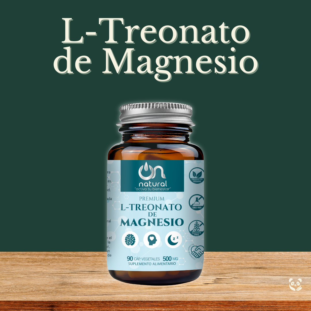 L-Treonato de Magnesio en cápsulas vegetales | Apoyo cognitivo natural desde dentro ON NATURAL