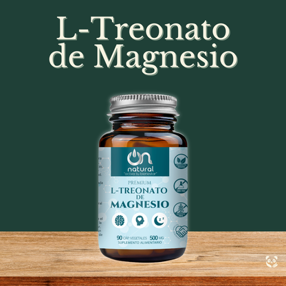 L-Treonato de Magnesio en cápsulas vegetales | Apoyo cognitivo natural desde dentro ON NATURAL