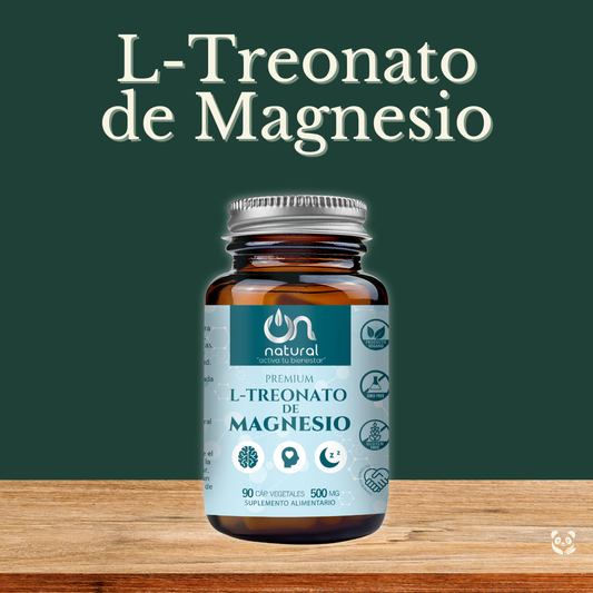 L-Treonato de Magnesio en cápsulas vegetales | Apoyo cognitivo natural desde dentro ON NATURAL
