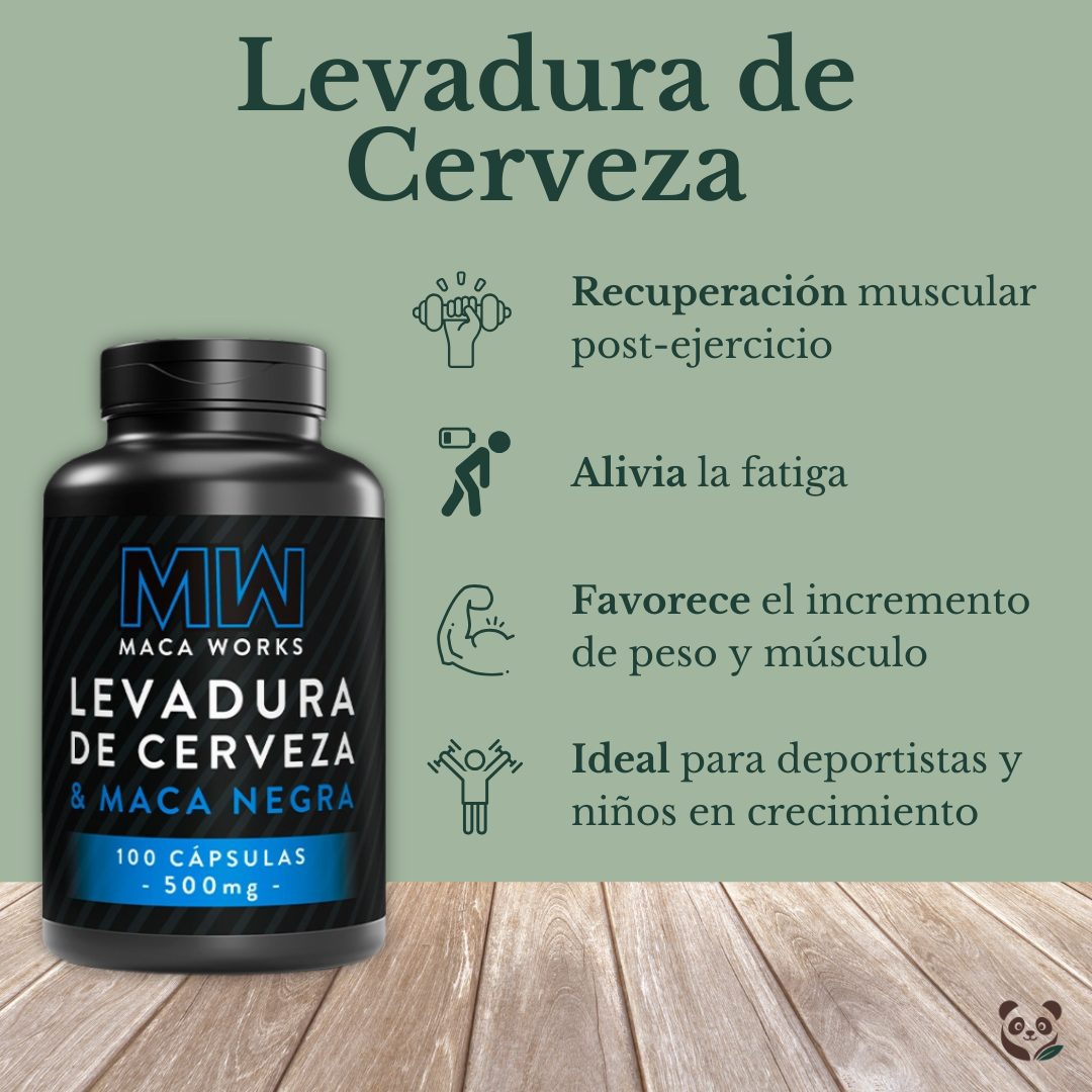 Levadura de Cerveza con Maca Negra | Energía y nutrición diaria Maca Works