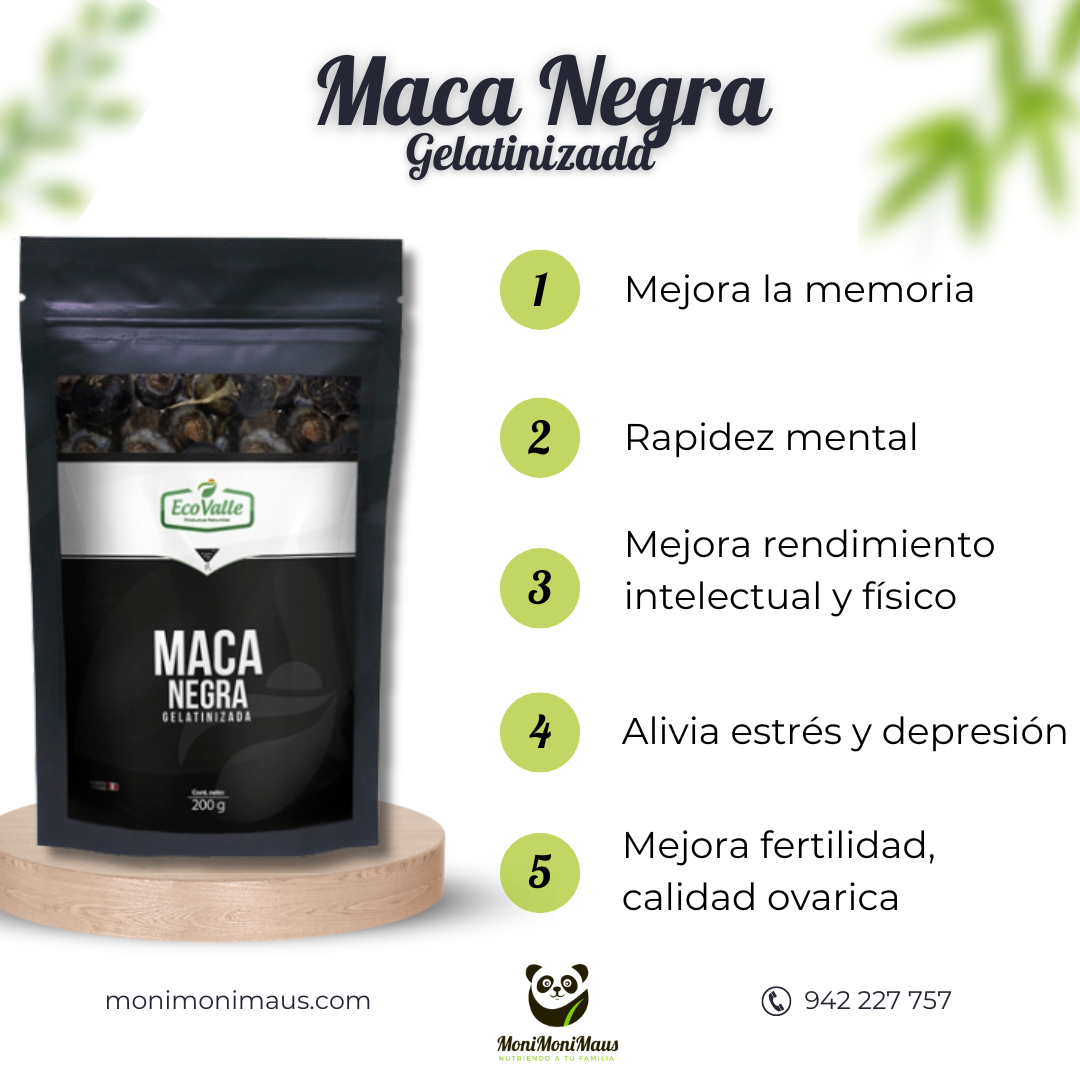 Maca Negra Gelatinizada EcoValle