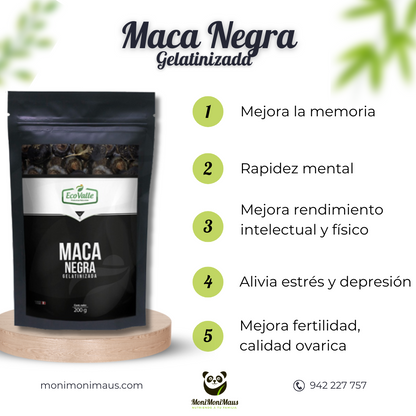 Maca Negra Gelatinizada EcoValle