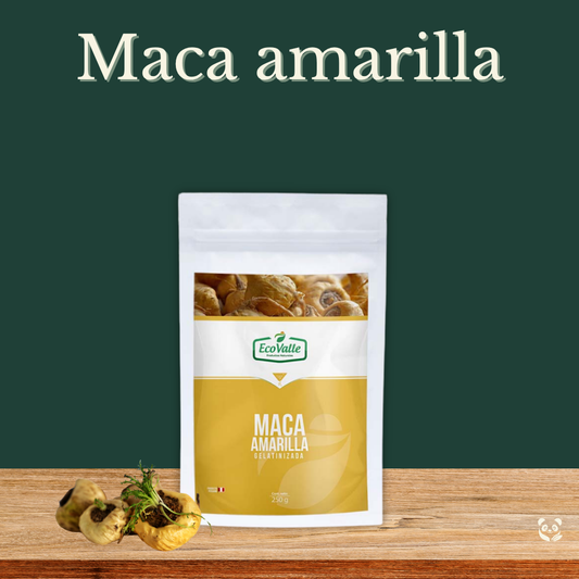 Maca Amarilla Gelatinizada | Vitalidad Femenina y Fortalecimiento Óseo EcoValle