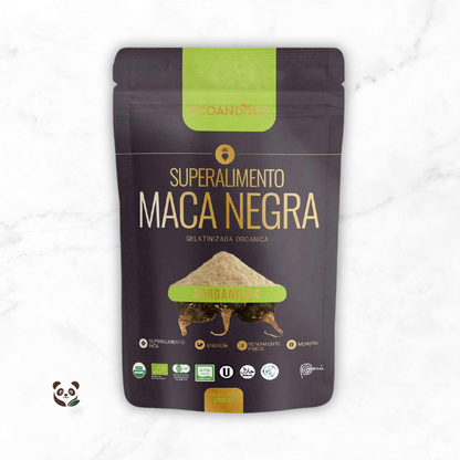 Maca Negra Gelatinizada Orgánica | Energía y Vitalidad Natural Ecoandino