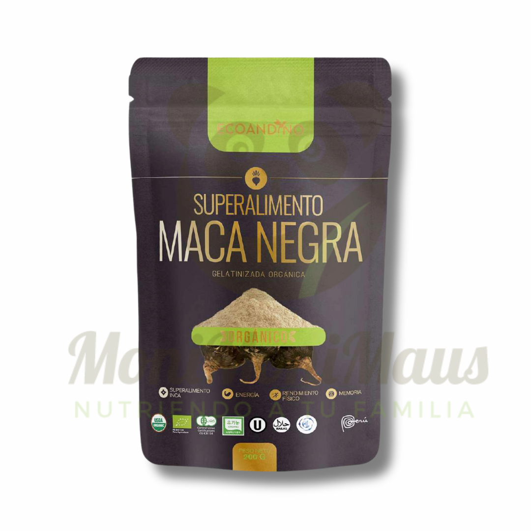 Maca Negra Gelatinizada orgánica Ecoandino