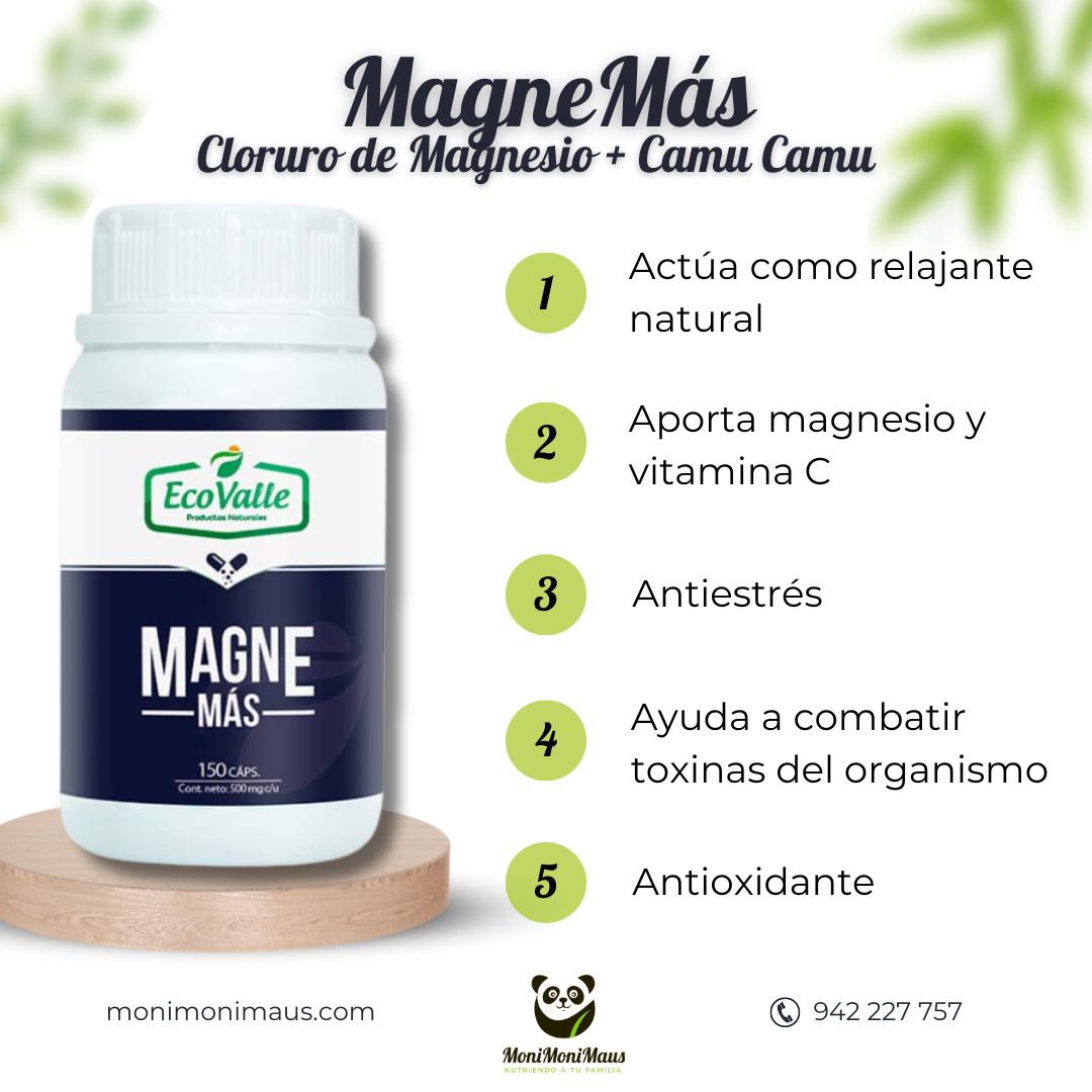 Cloruro de Magnesio + Camu Camu - MagneMás EcoValle