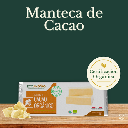 Manteca de Cacao Orgánica | Repostería y Cuidado Natural Ecoandino