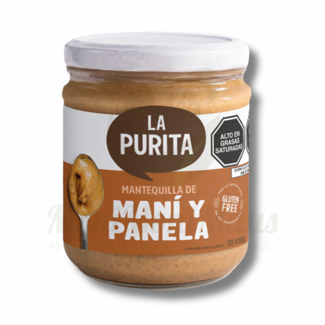 Mantequilla de Maní dulce La Purita