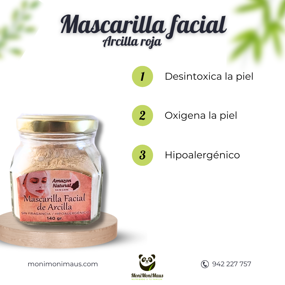 Mascarilla Facial de Arcilla Amazon Natural