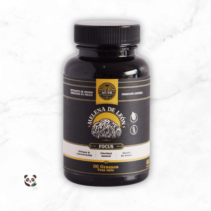 Melena de León | Extracto dual estandarizado para mejor enfoque y concentración Mush Naturals