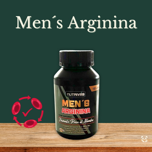 Men’s Arginina | Vitalidad masculina, energía y potencia natural Nutrivás