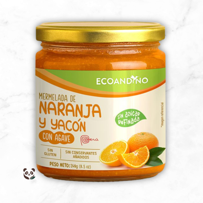Mermelada Orgánica | Endulzada naturalmente con yacón y agave Ecoandino