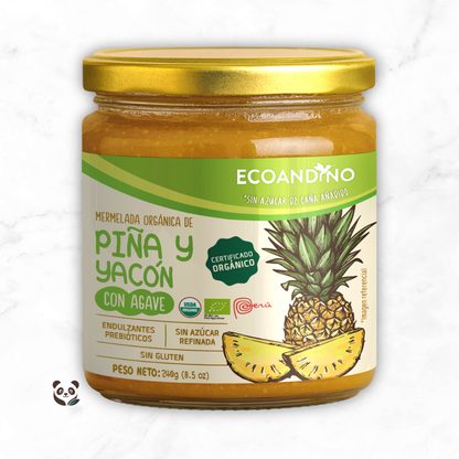 Mermelada Orgánica | Endulzada naturalmente con yacón y agave Ecoandino