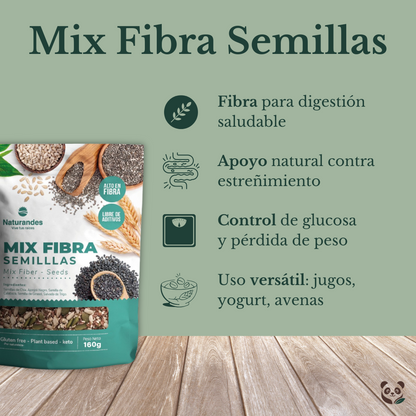Mix Fibra Semillas | Nutrición, fibra y energía vegetal en cada cucharada Naturandes