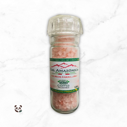 Moledor Parrillero Gourmet | Sal Rosada Amazónica con o sin Ají Charapita Cerro Sal Perú