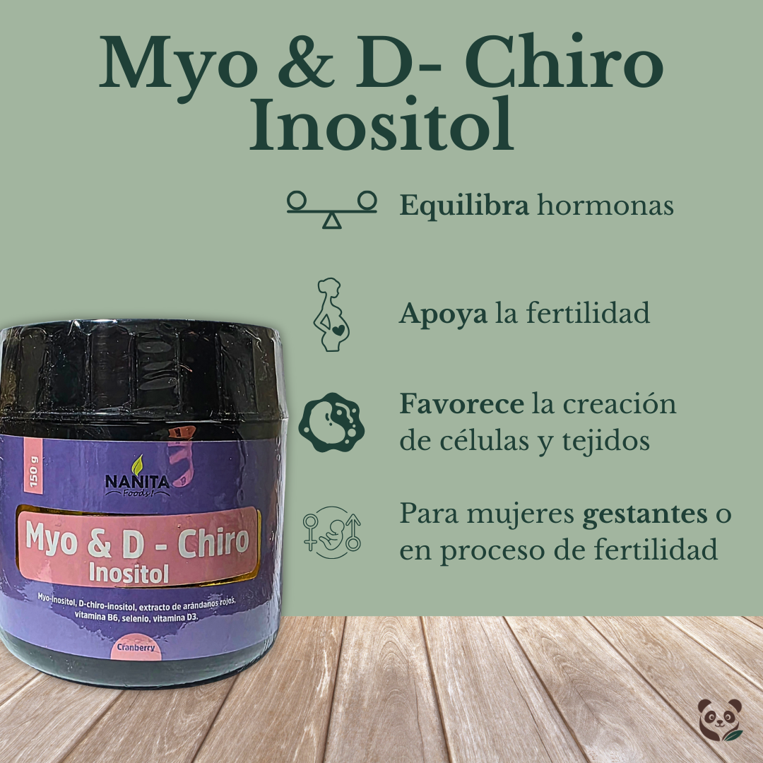 Myo & D-Chiro Inositol | Equilibrio hormonal y salud reproductiva Nanita Foods