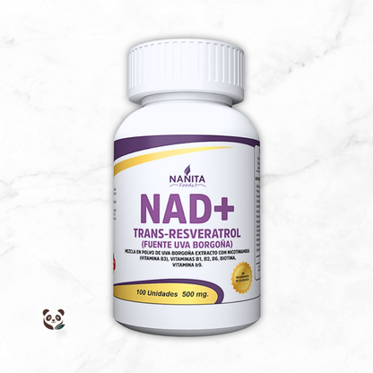 NAD + Transresveratrol | Protección antioxidante celular de alta absorción Nanita Foods