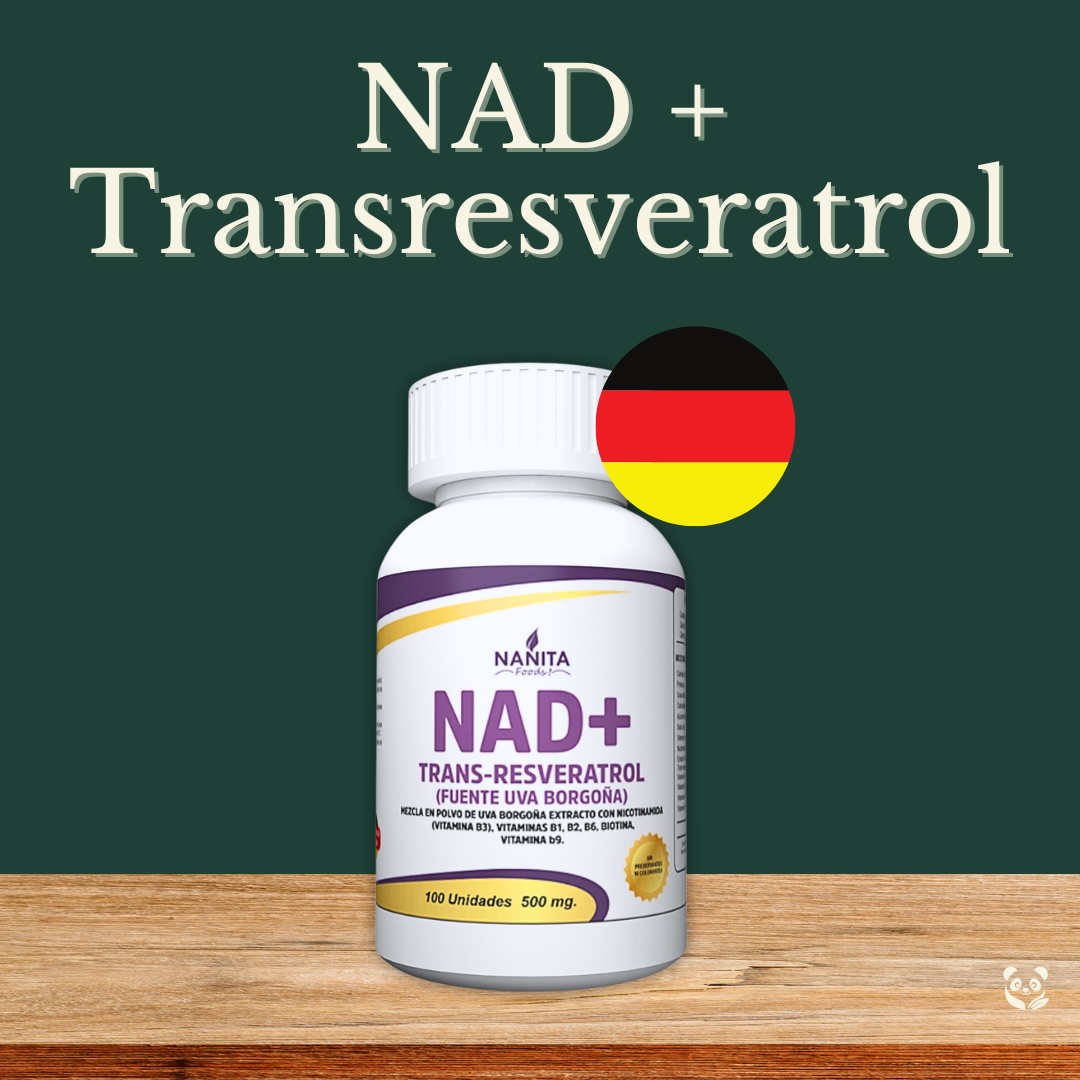 NAD + Transresveratrol | Protección antioxidante celular de alta absorción Nanita Foods