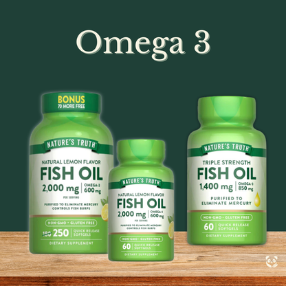Omega 3 Nature’s Truth | Aceite de pescado purificado Nature's Truth
