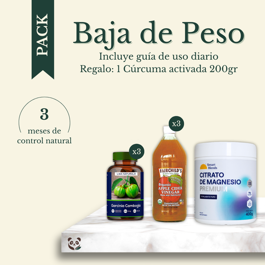 Pack Baja de Peso | 3 meses de energía y control metabólico MoniMoniMaus