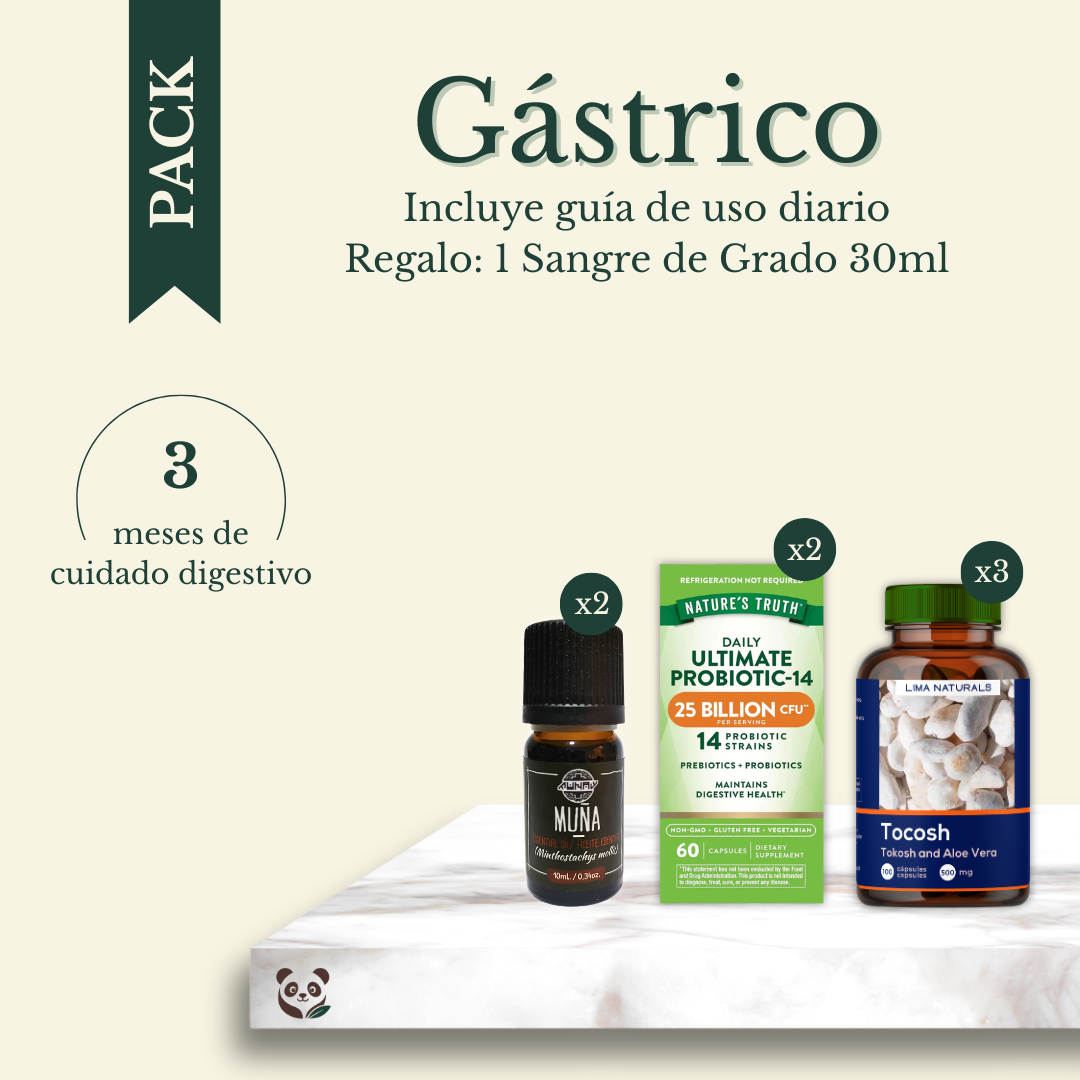 Pack Gástrico | 3 meses de restauración natural para tu estómago MoniMoniMaus
