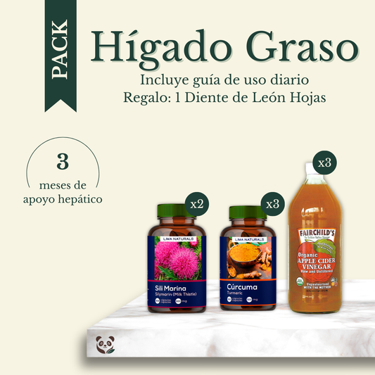 Pack Hígado Graso | 3 meses de limpieza y protección hepática natural MoniMoniMaus