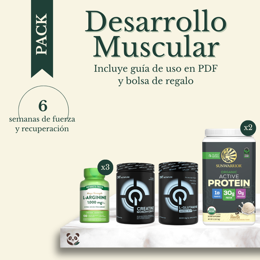 Pack Desarrollo Muscular | 6 semanas de fuerza, recuperación y desarrollo muscular intenso MoniMoniMaus