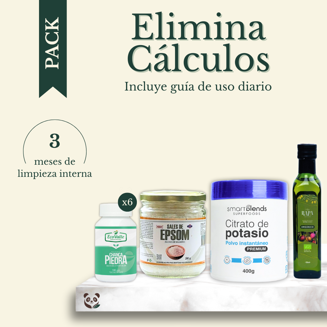Pack Elimina Cálculos | Limpieza natural de riñones y vesícula MoniMoniMaus