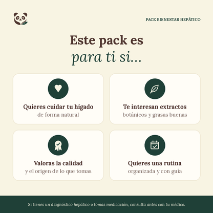 Pack Bienestar Hepático | 3 meses de limpieza y protección hepática natural MoniMoniMaus