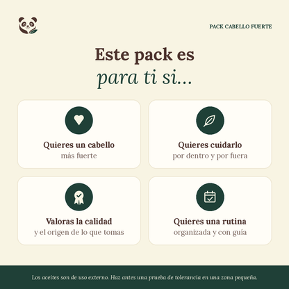 Pack Cabello Fuerte | 3 meses de fortalecimiento capilar MoniMoniMaus