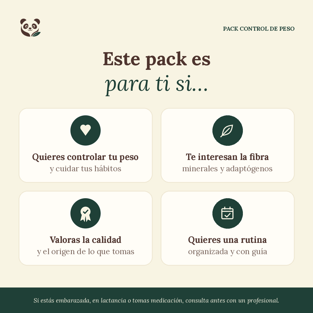 Pack Control de Peso | 3 meses de energía y control metabólico MoniMoniMaus
