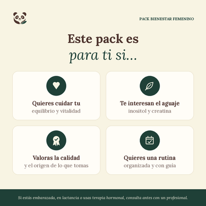 Pack Bienestar Femenino | 3 meses de equilibrio hormonal y vitalidad MoniMoniMaus