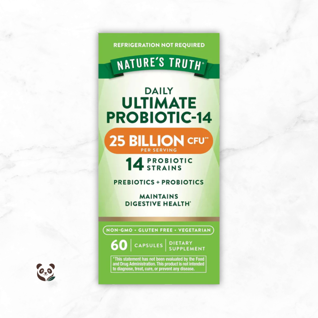 Probiótico 25 Billones + Prebiótico | Microbiota Intestinal Nature's Truth