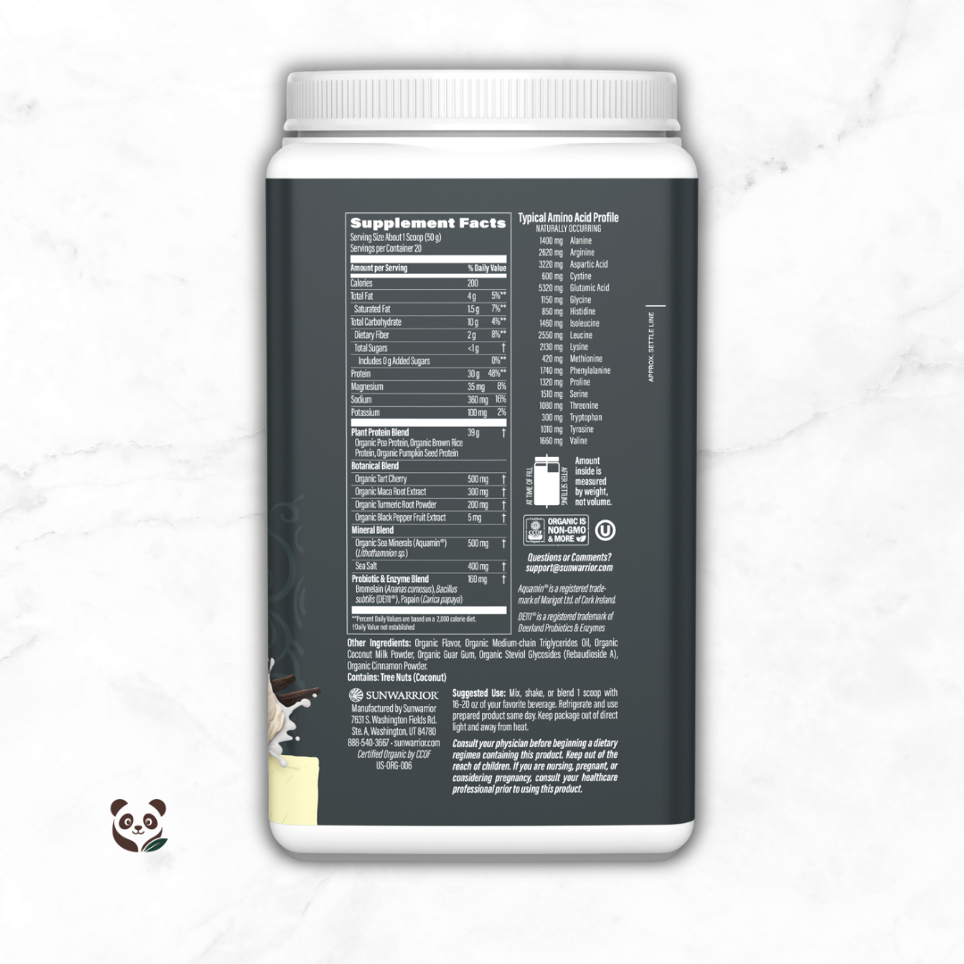 Active Protein Vainilla | Con minerales marinos + Probióticos+ Enzimas digestivas Sunwarrior