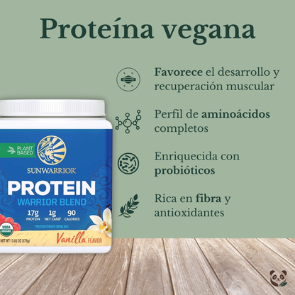 Sunwarrior Warrior Blend Vainilla | Proteína Vegetal Orgánica Sunwarrior