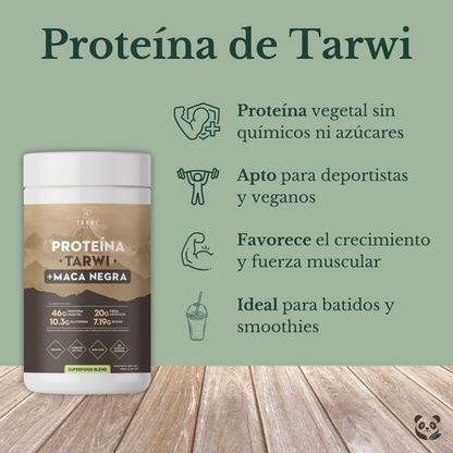 Proteínas de Tarwi funcionales | Proteínas a base de Tarwi con cacao, maca negra o lúcuma Tarwi Corp