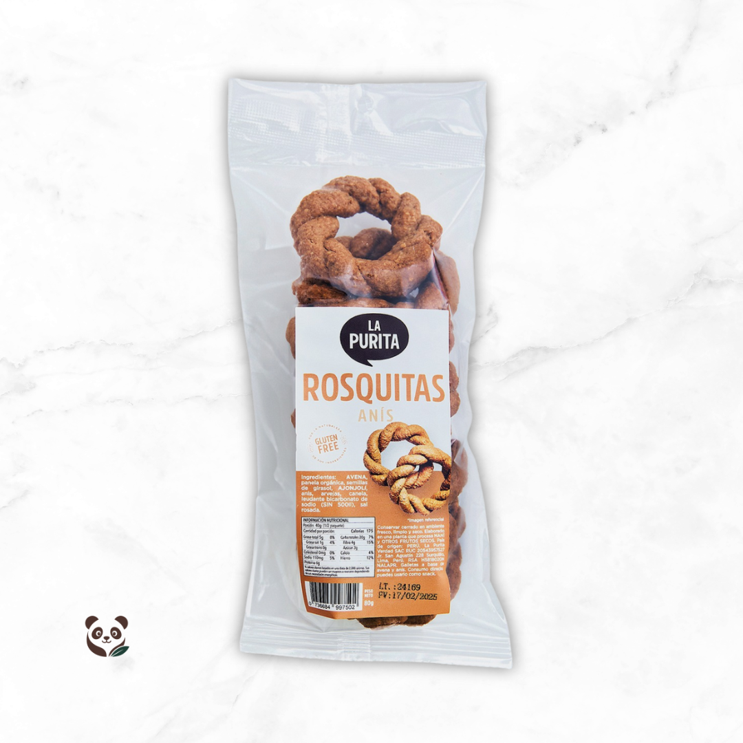 Rosquitas de Avena | Sin gluten, endulzadas con panela La Purita