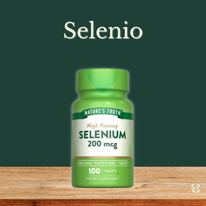 Selenium 200 mcg Nature’s Truth | Antioxidante de alta potencia Nature's Truth