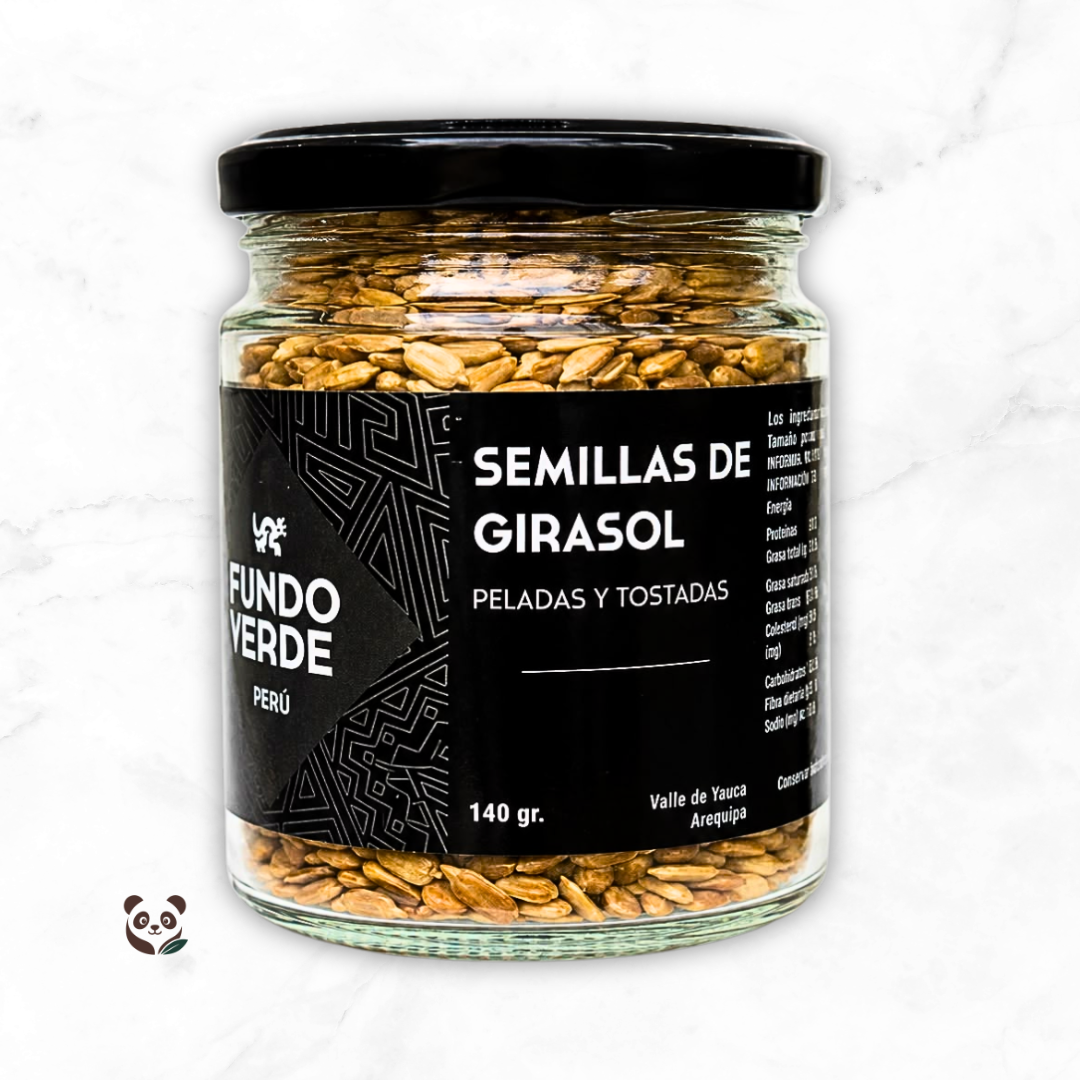 Semillas de Girasol peladas y tostadas | Snack sabroso y nutritivo Fundo Verde