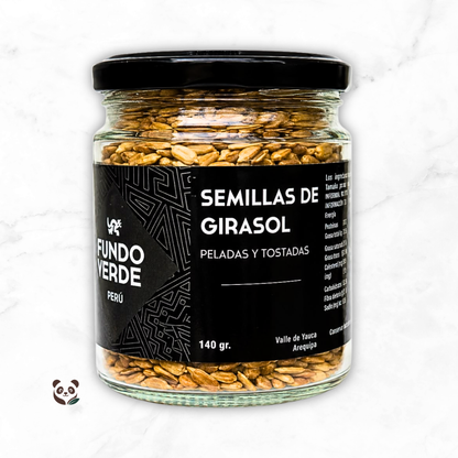 Semillas de Girasol peladas y tostadas | Snack sabroso y nutritivo Fundo Verde