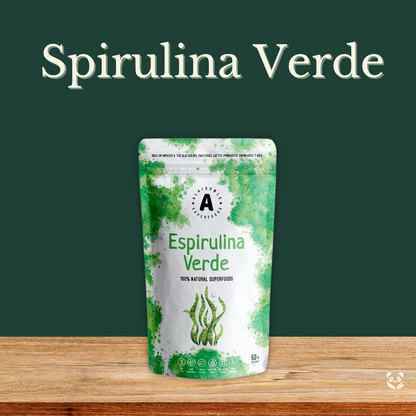 Spirulina Verde Pura | Superalimento rico en hierro, proteínas y vitaminas Alaibowls