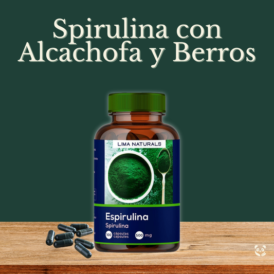 Espirulina con Alcachofa & Berros | Energía y Bienestar Natural Lima Naturals