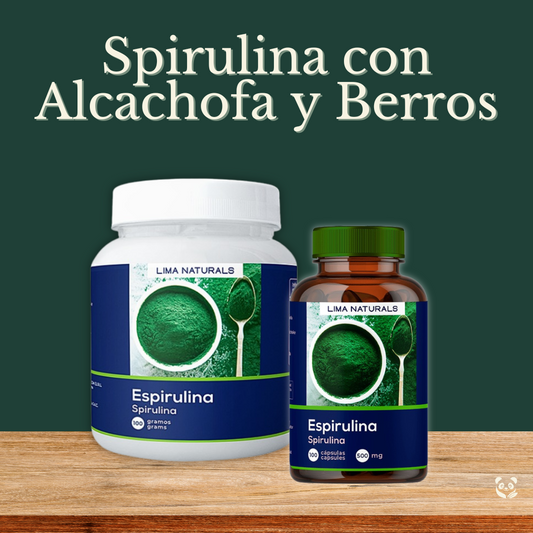 Espirulina con Alcachofa & Berros | Energía y Bienestar Natural Lima Naturals