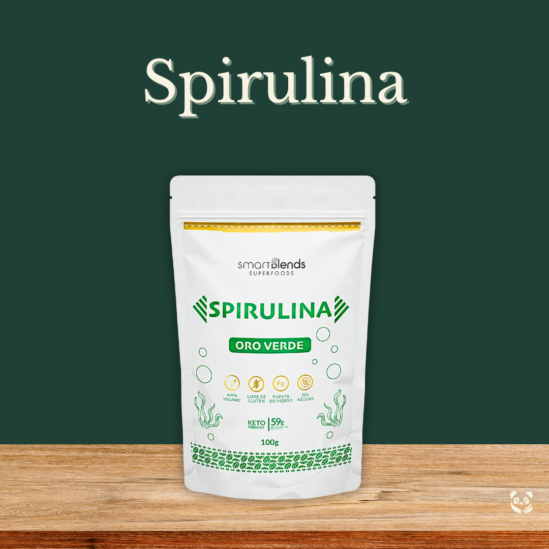 Spirulina con Camu Camu | Superalimento rico en hierro, proteínas y vitaminas Smartblends