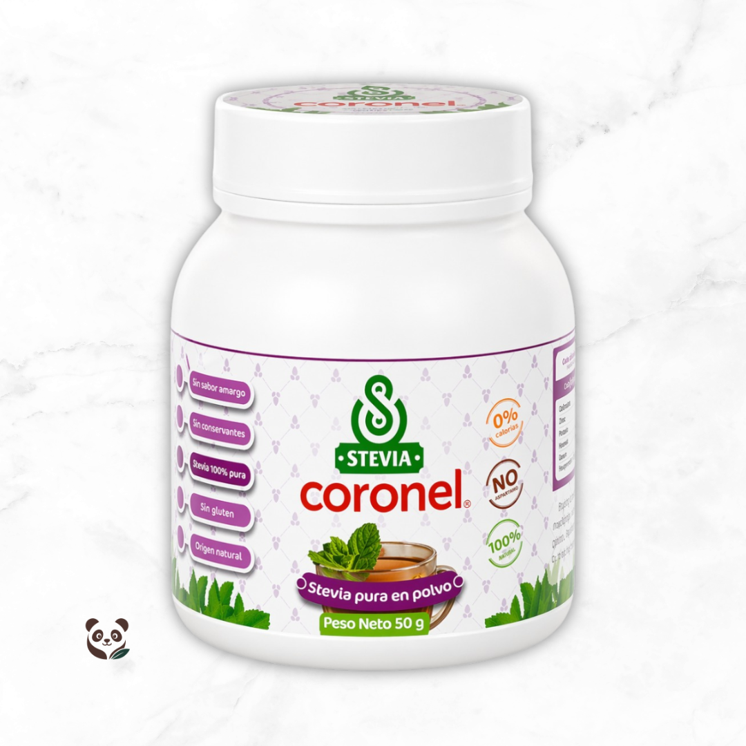 Stevia Pura | Endulzante natural sin calorías ni amargor Stevia Coronel