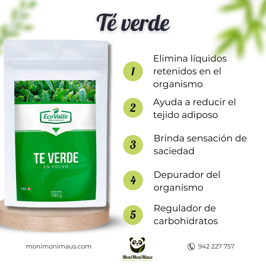 Té verde en polvo EcoValle